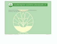 Tablet Screenshot of lebenskunde.com